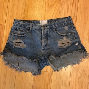 One X Teaspoon cutoffs